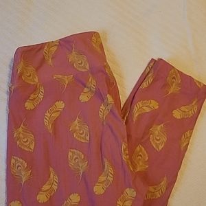 LuLaRoe Feather leggings OS